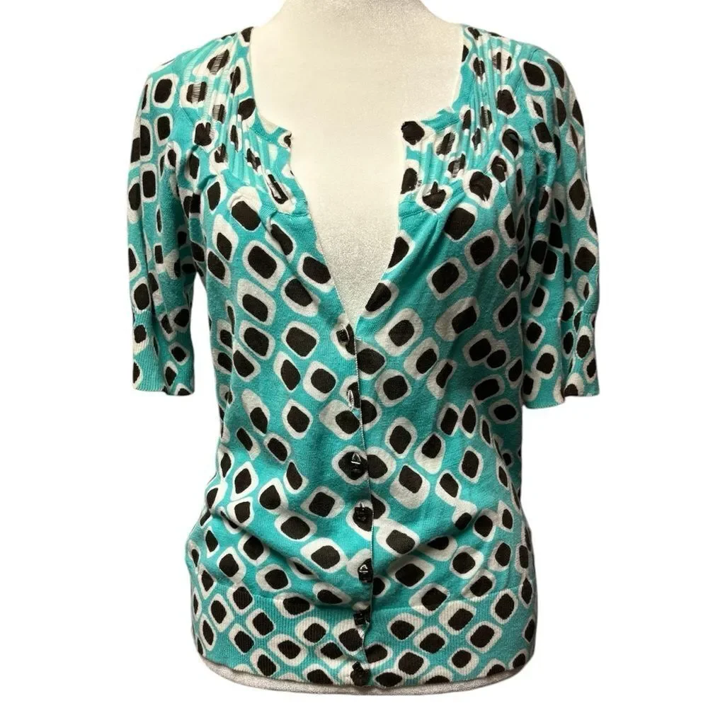 Charlotte Tarantola abstract dotted cardigan